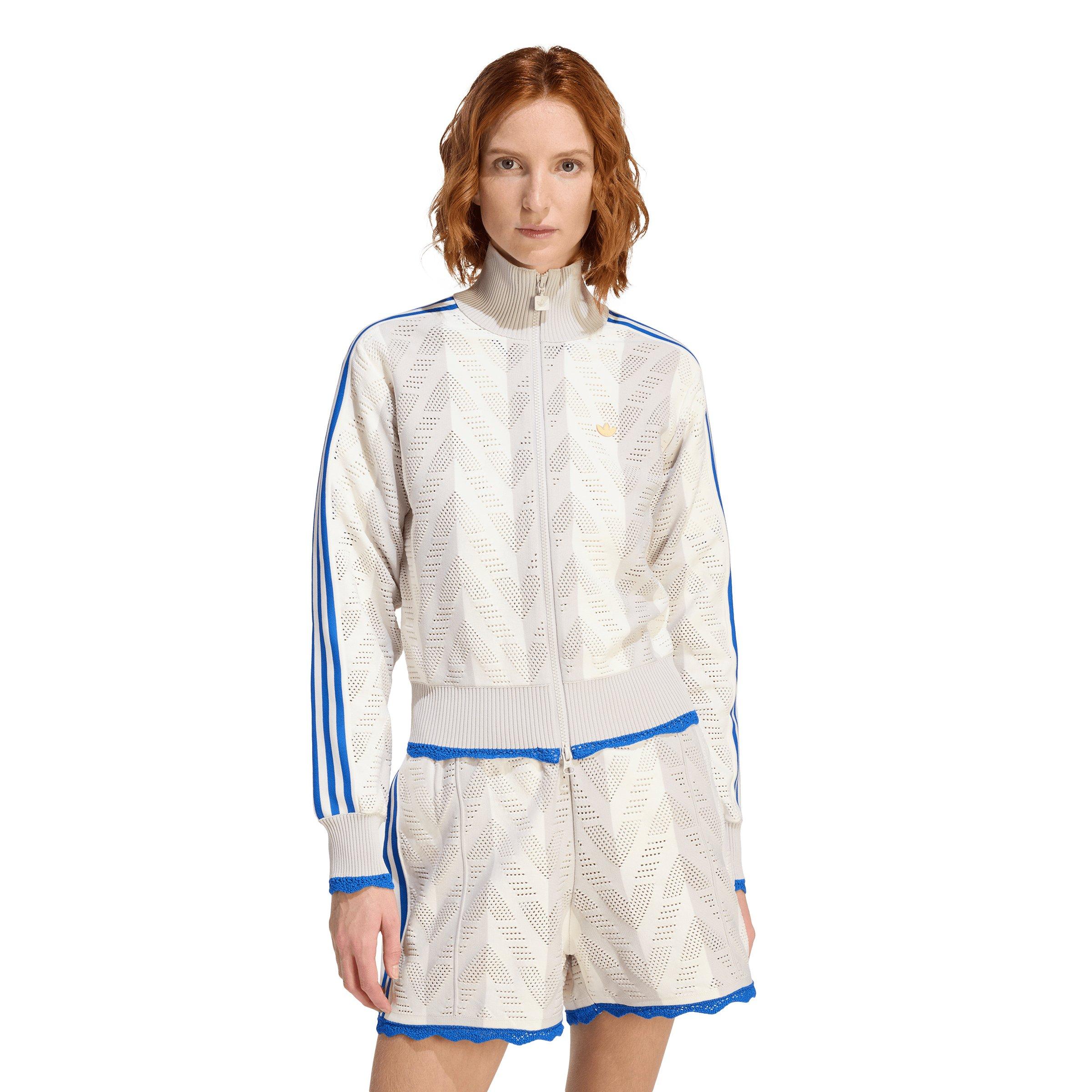 adidas Originals Women's Firebird Track Jacket - Off-White/Pearl - OFF-WHITE/PEARL